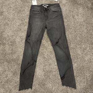 Sam Edelman The Petite Kitten Mid Rise Skinny Black Jeans Size 6/28